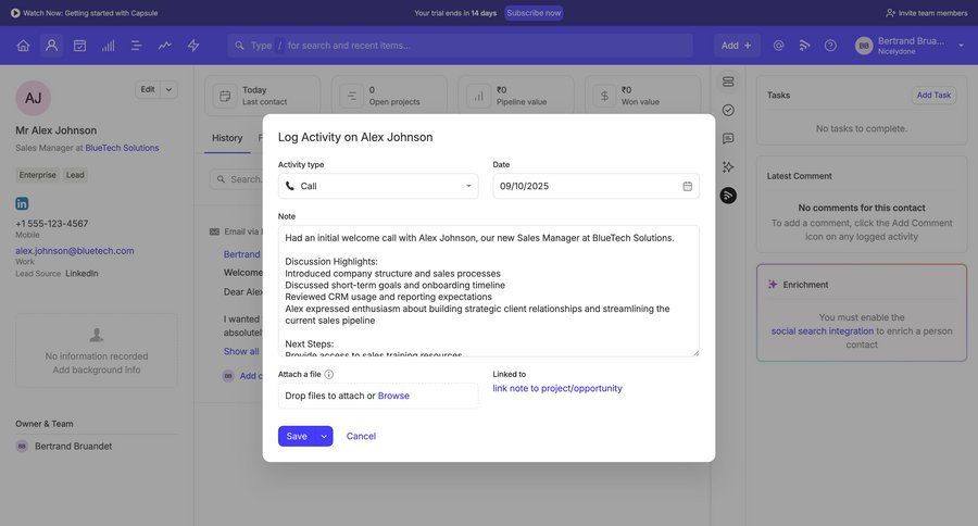 Capsule
			    ux ui design