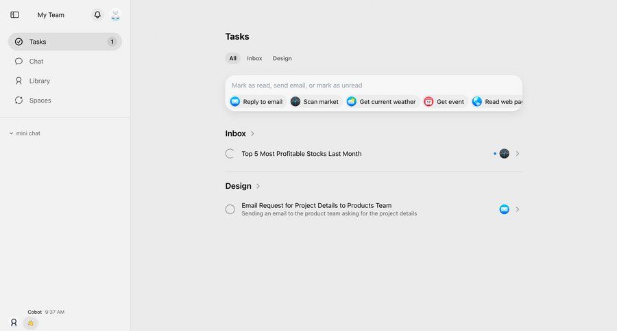Cobot
				list ui page example