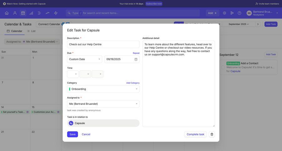 Capsule
			form task management ux ui design