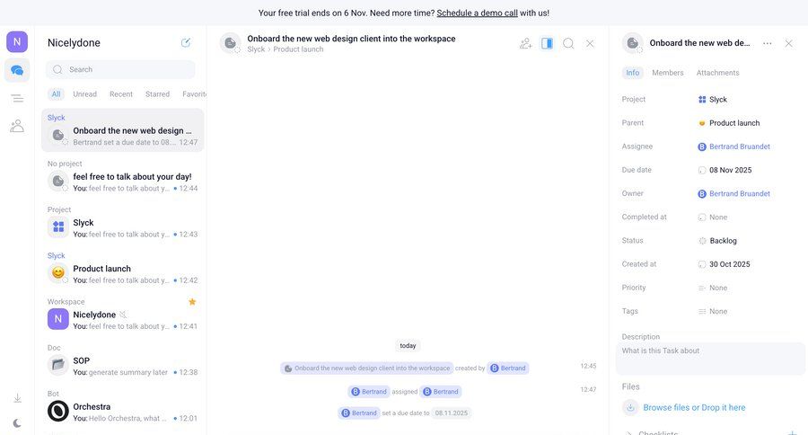 Orchestra
				list page example