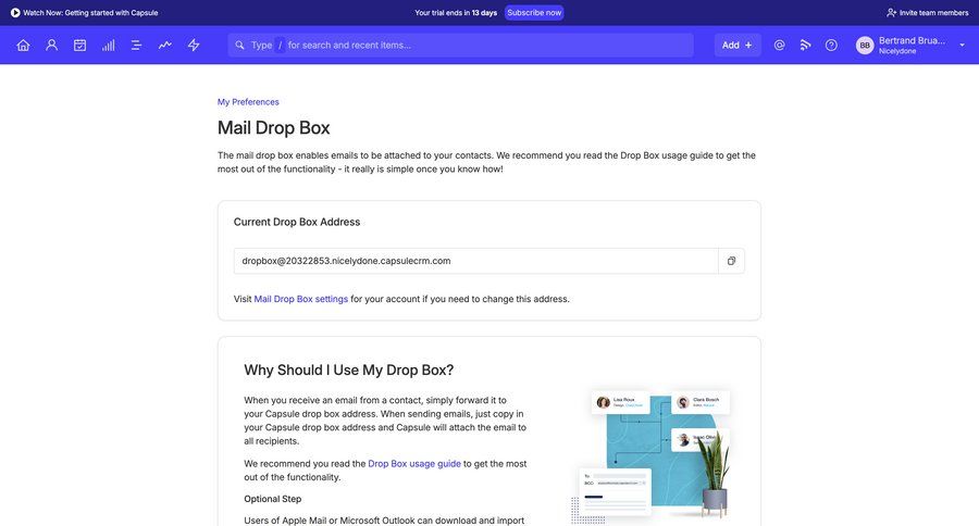 Capsule
			 configuration settings instructions ui page example