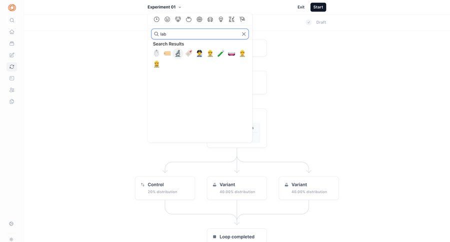 Loops screen example