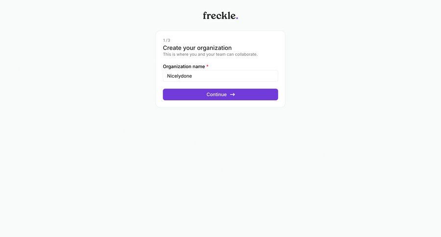 Freckle
			     ux ui design