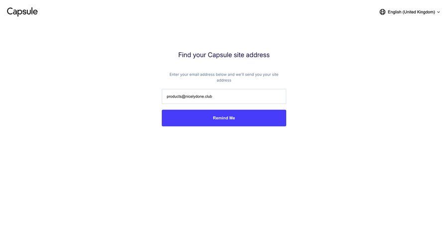 Capsule
			  ux ui design