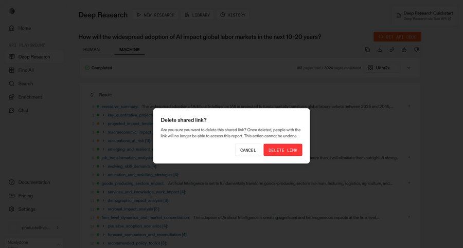 Parallel
			 data management delete confirmation cancel deletion confirmation message ui page example