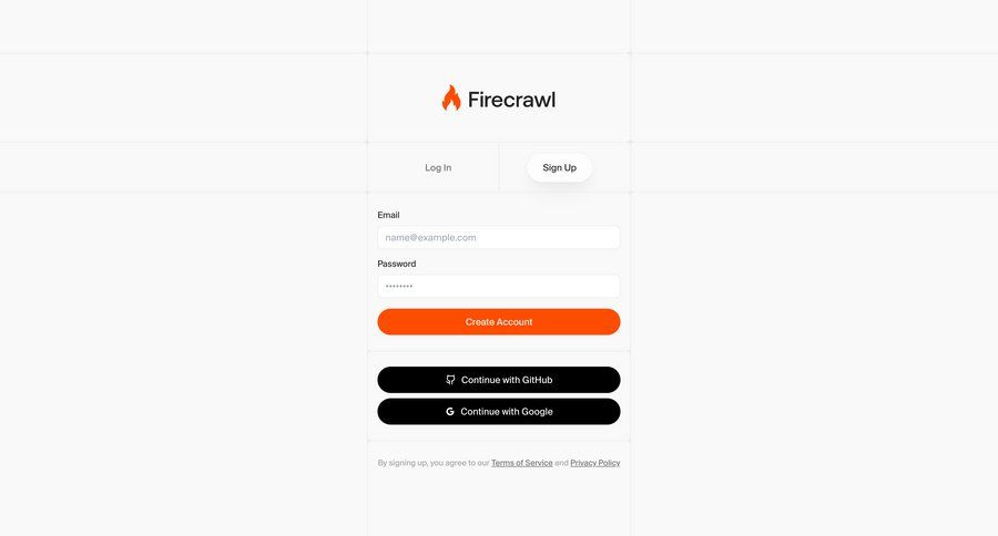 Firecrawl
				signin page example