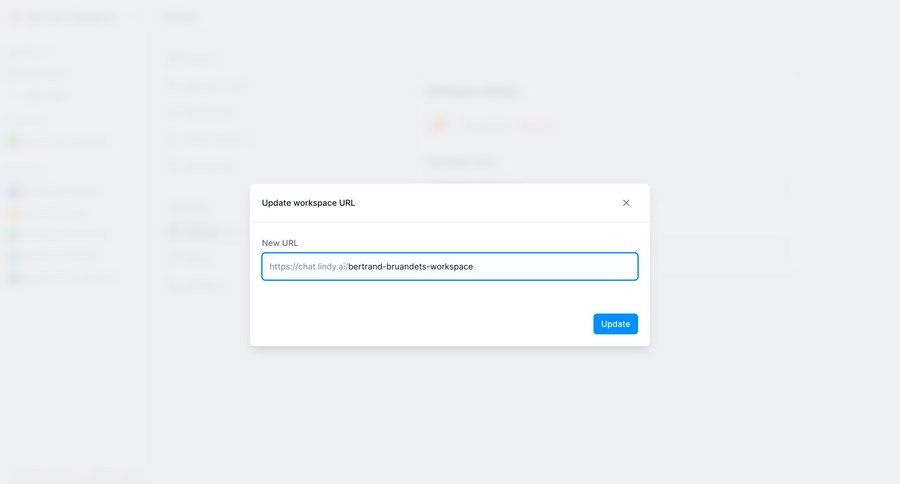 Lindy
			 settings form update ui page example