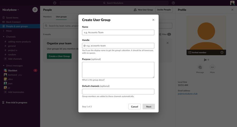 Slack
			      ux ui design