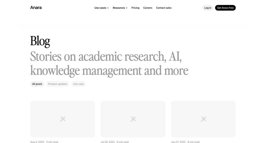 Anara
				list page example