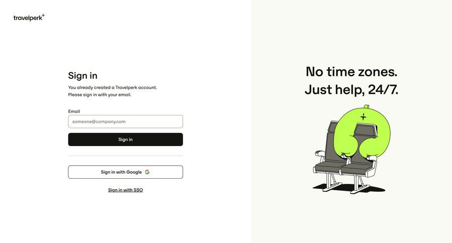 Travelperk screen example