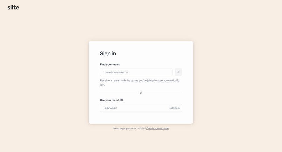 Slite
			     ux ui design