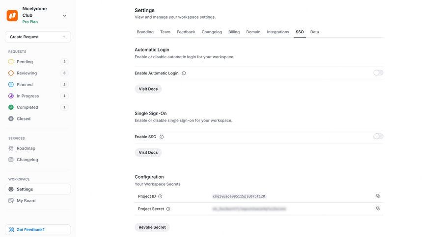 UserJot
			settings workspace settings security settings configuration settings sidebar navigation form authentication ui page example