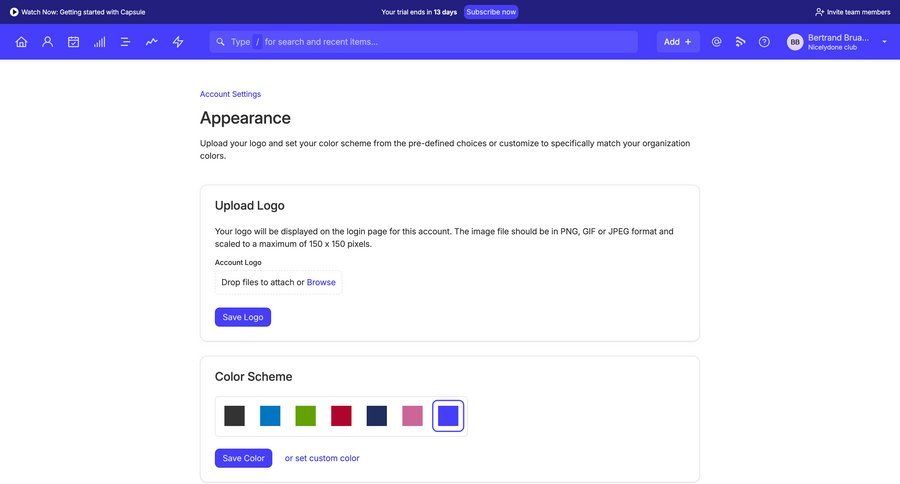 Capsule
			   ux ui design