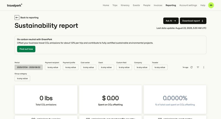 Travelperk screen example