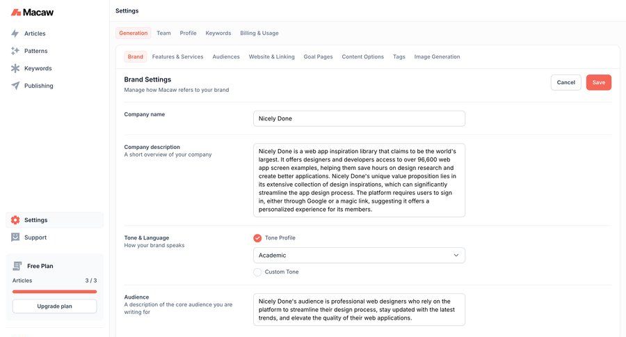 Macaw
			     ux ui design