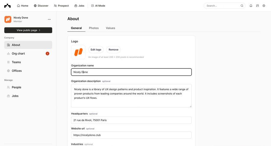 The org
			      ux ui design