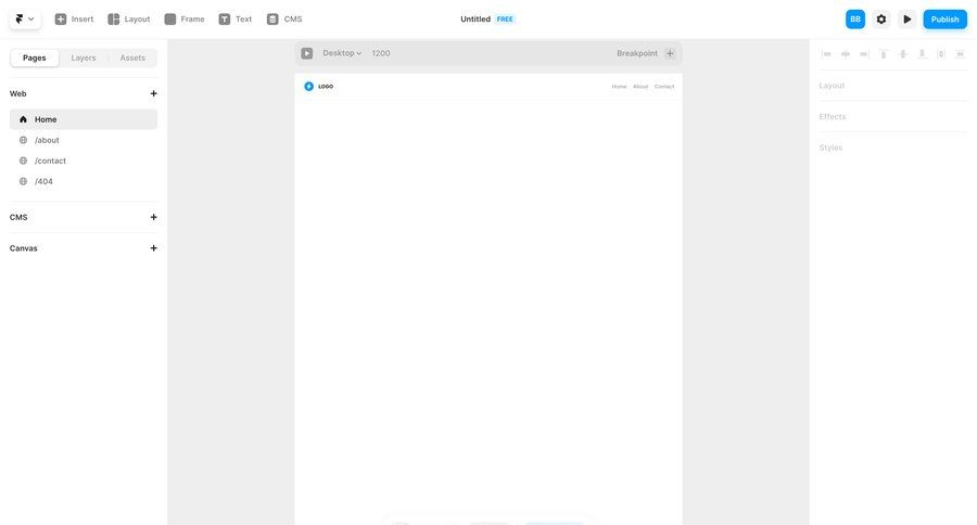 Framer
			      ux ui design