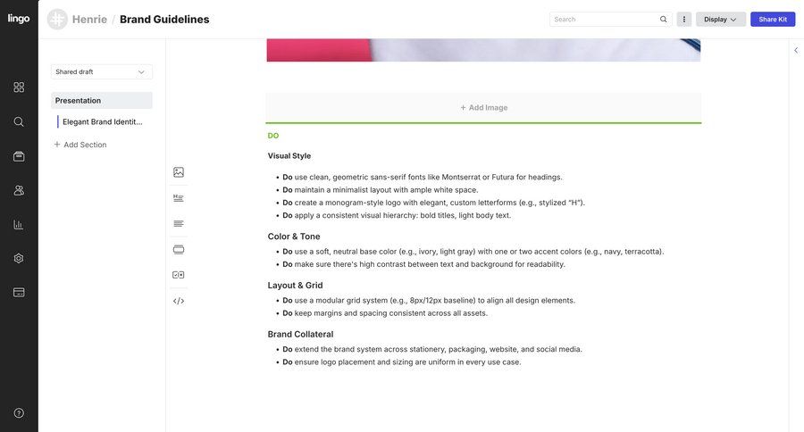 Lingo
			     ux ui design