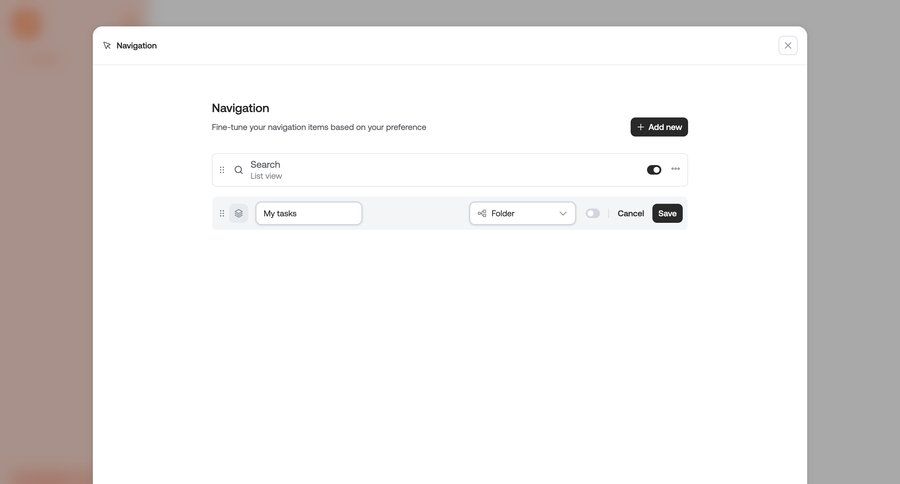 Qatalog
			 settings customize save changes cancel changes ui page example
