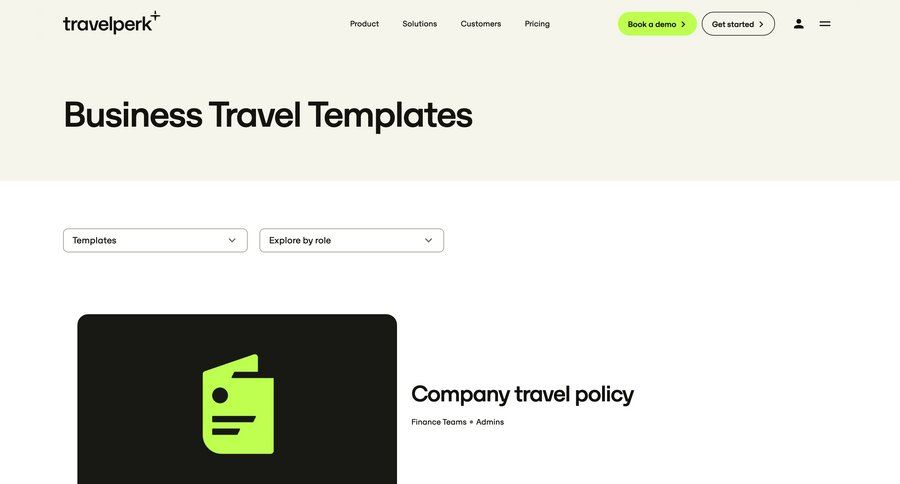 Travelperk
				list ui page example