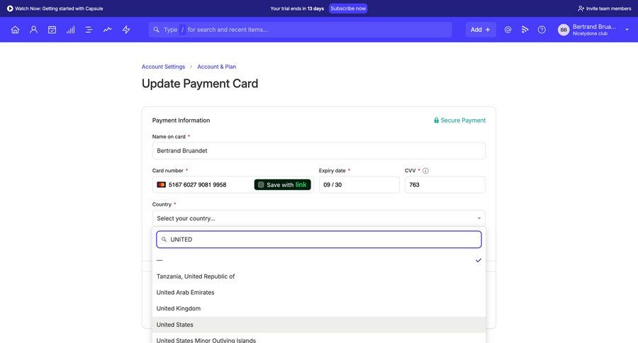 Capsule
			     ux ui design