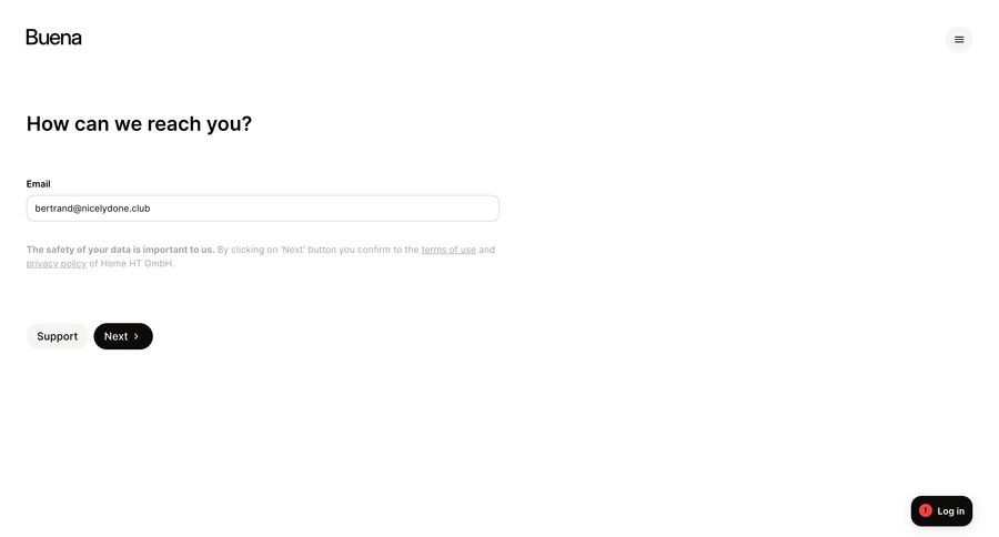 Buena
			      ux ui design