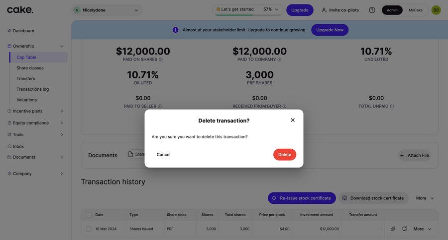 Cake
				collection ui page example
