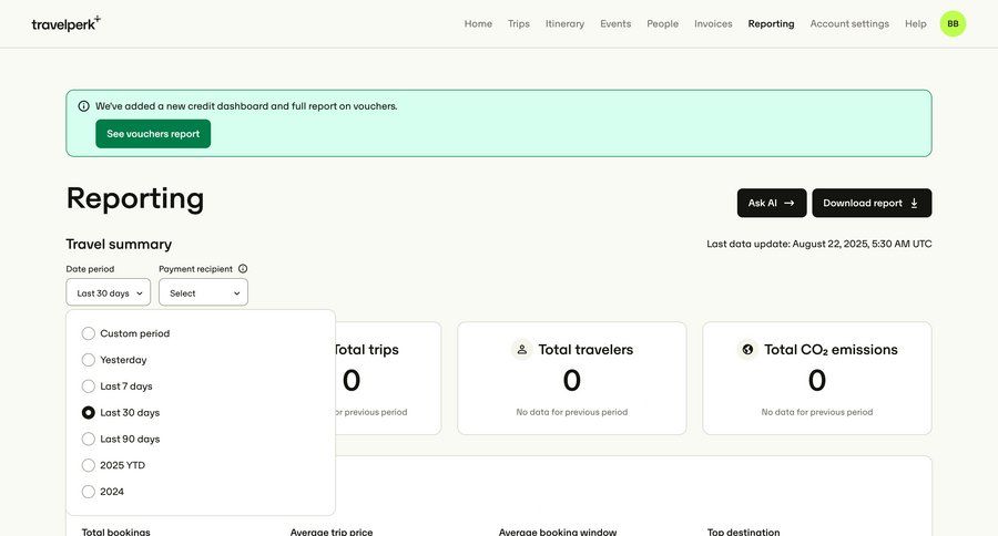 Travelperk screen example