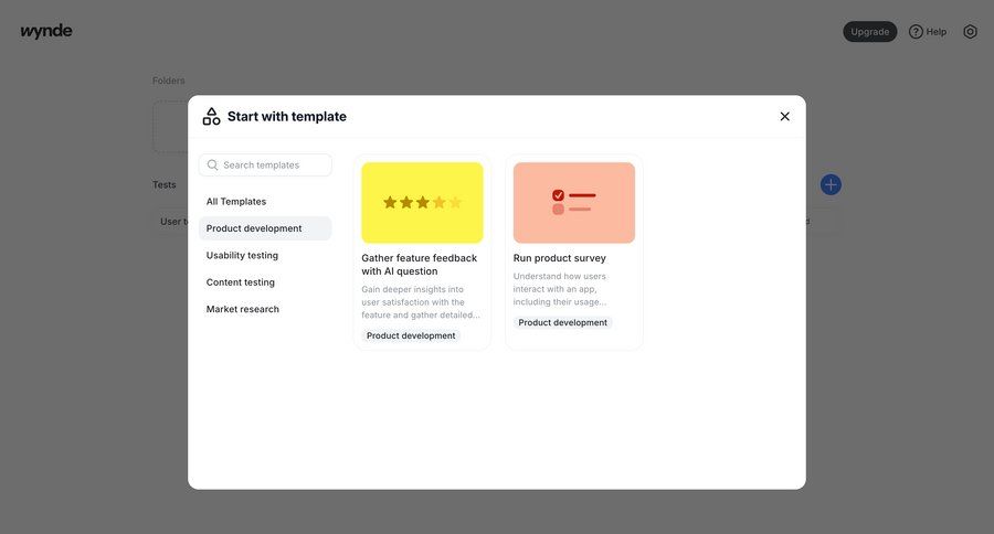 Wynde
			  ux ui design