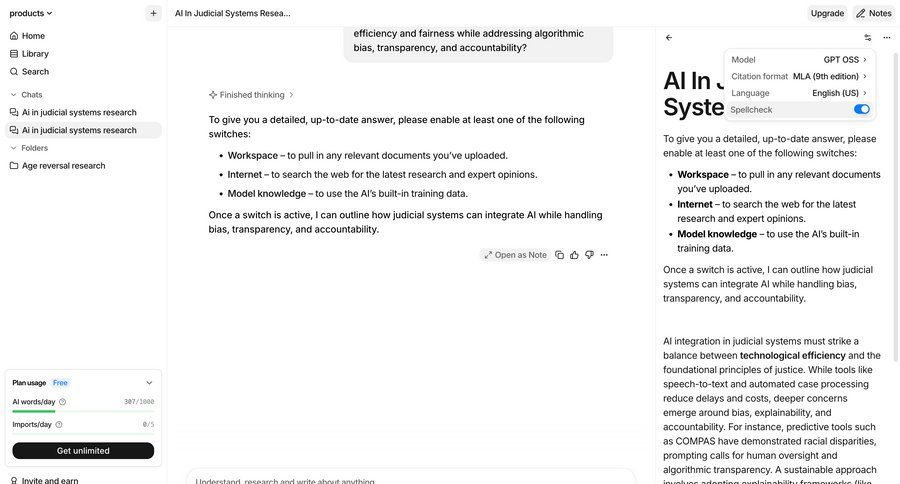 Anara screen example