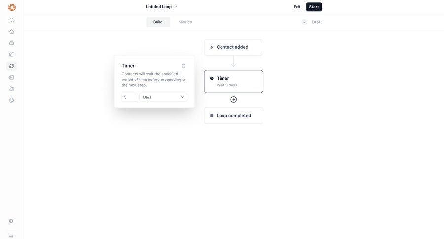 Loops screen example