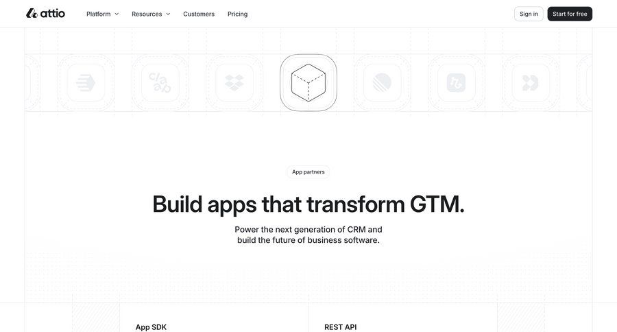 Attio
				feature ui page example