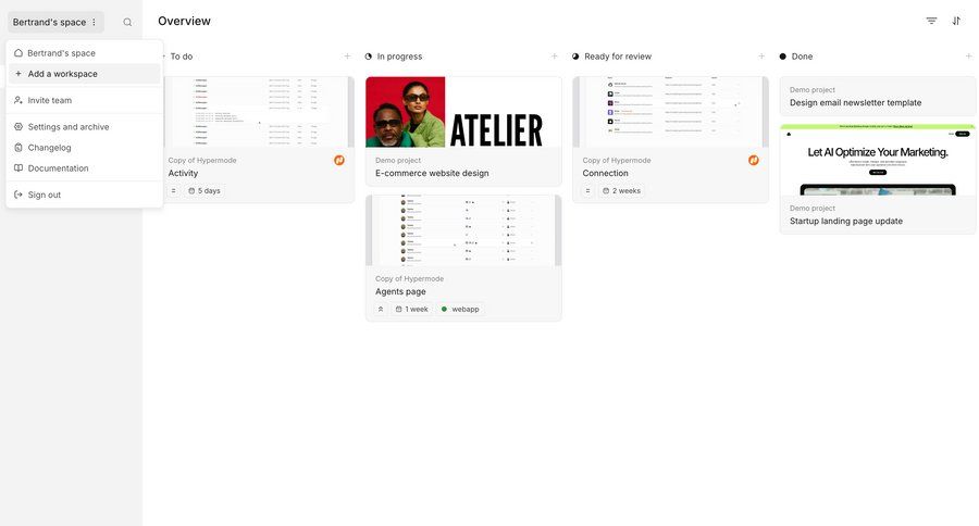 Workflow
			      ux ui design