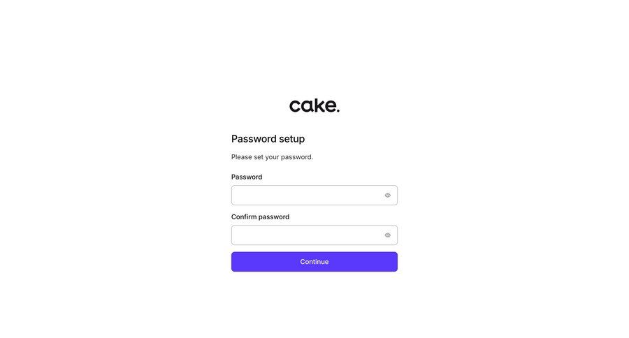 Cake screen example