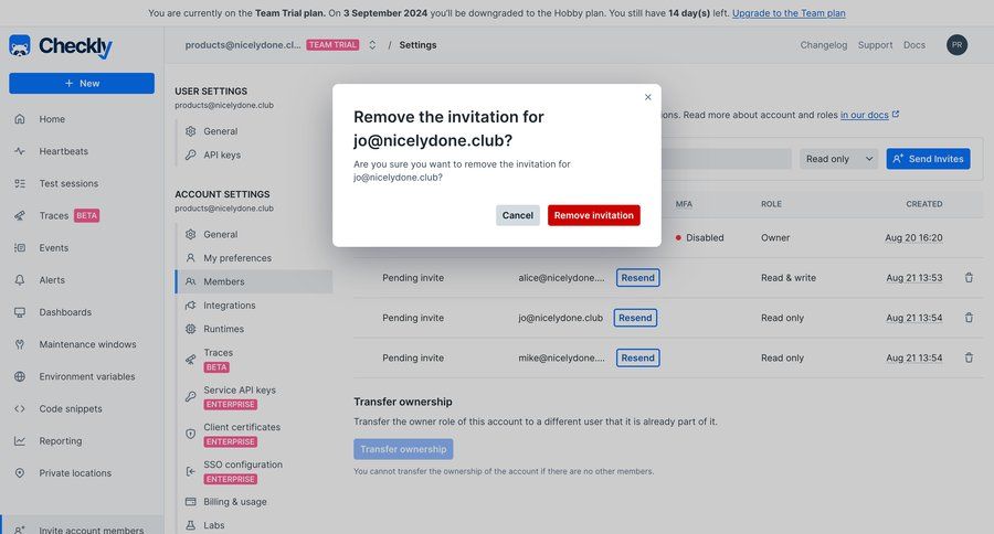 Checkly
			            ux ui design