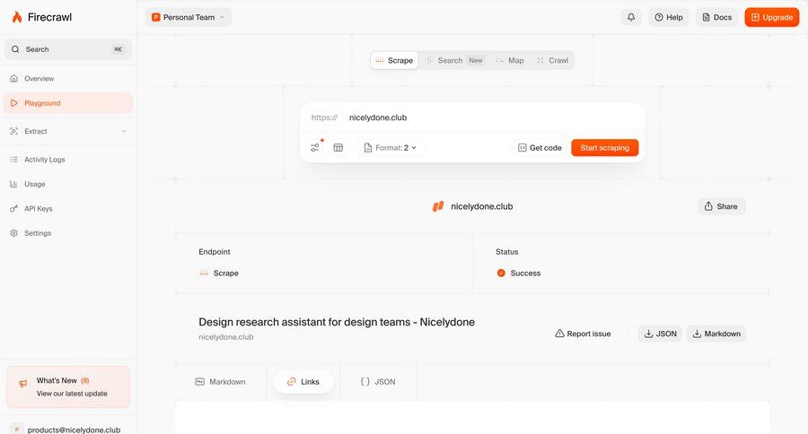 Firecrawl
			   ux ui design