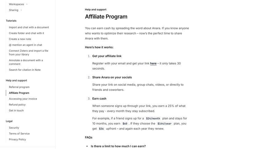 Anara
				article ui page example