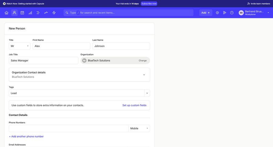 Capsule
			  ux ui design
