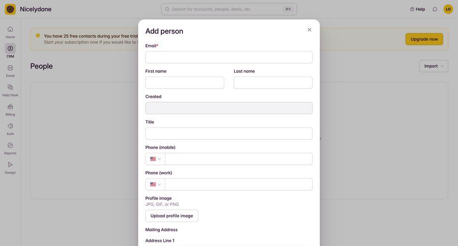 Outseta screen example
