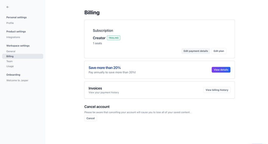 Jasper
			          ux ui design