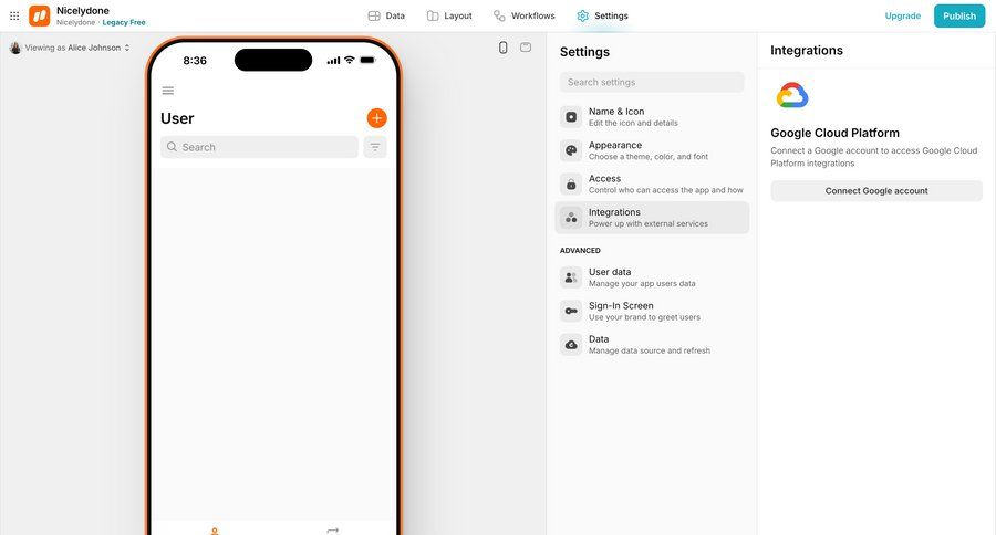 Glide
			  ux ui design