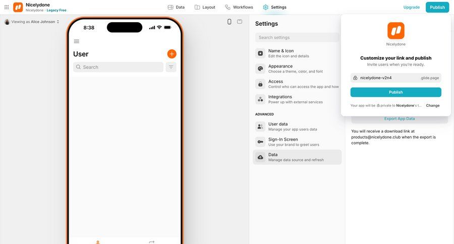 Glide
			   ux ui design