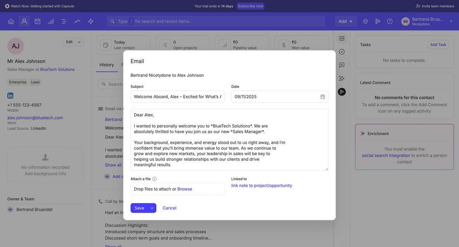 Capsule
			     ux ui design