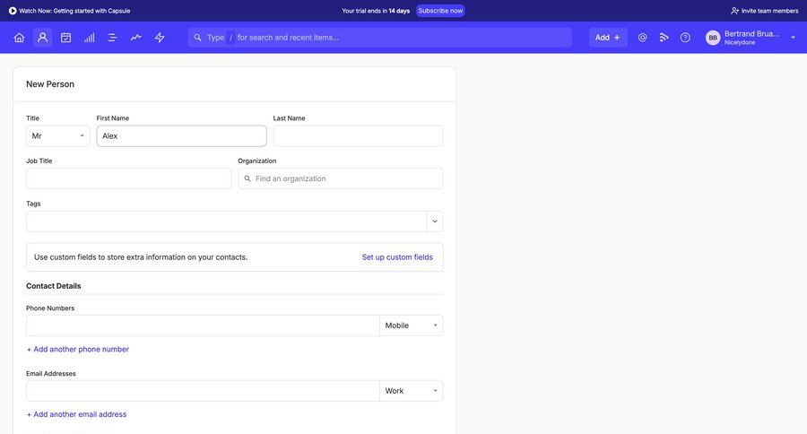 Capsule
			   ux ui design