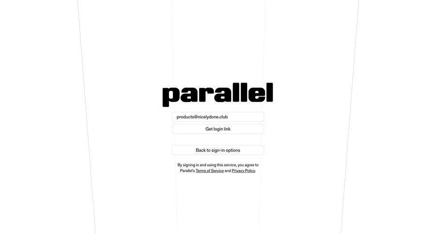 Parallel
				signin page example