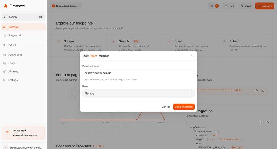 Firecrawl
			     ux ui design
