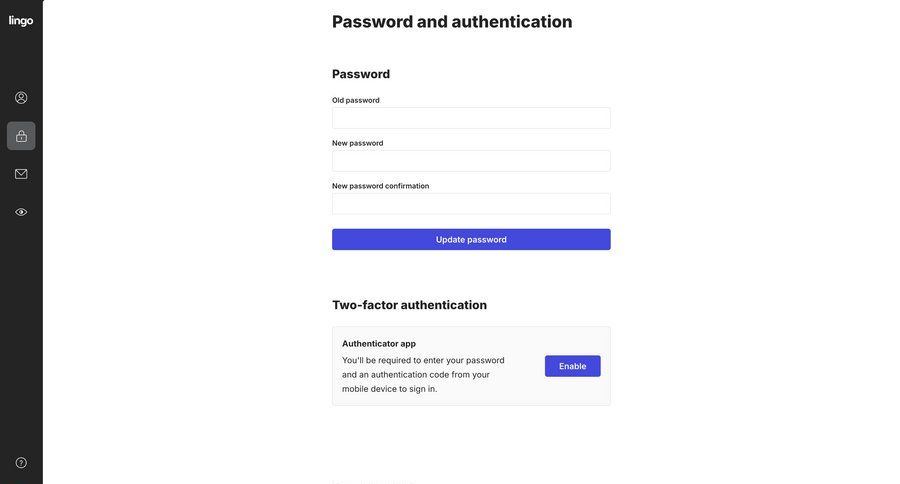 Lingo
			         ux ui design