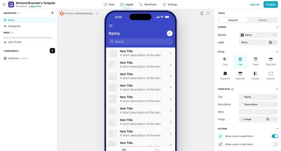 Glide
			  ux ui design