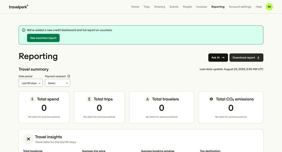 Travelperk screen example