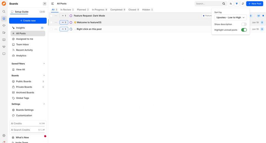 FeatureOS
			 task management content management sidebar navigation content hierarchy sidebar menu filter options ui page example